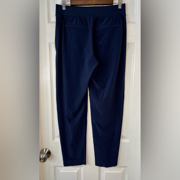2 Athleta Pants Adult 4 Blue and Black Brooklyn Ankle Pant Tapered Womens - Picture 3 of 9